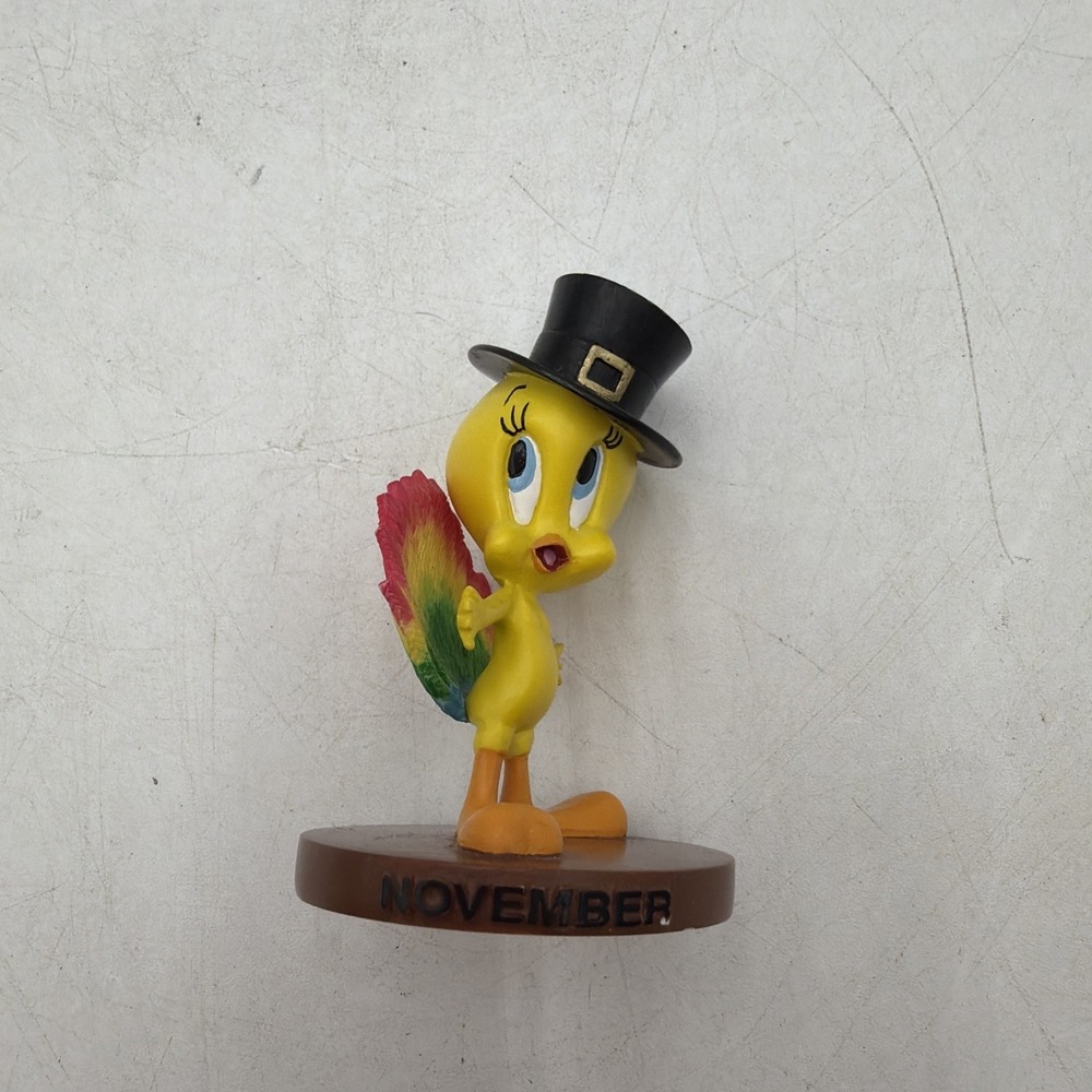 2000 Goebel Danbury Mint November Tweety Bird Figurine Perpetual Calendar